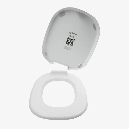 Offener Clesana Soft-Close Deckel, bereit für den Umbau zu einem Magnet-Deckel.