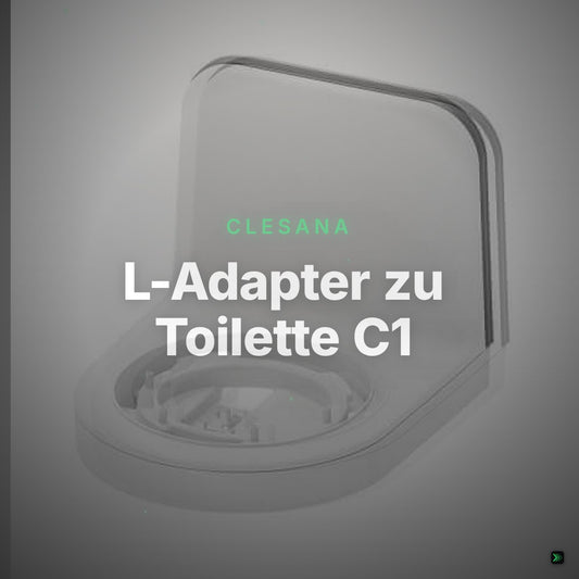 L-Adapter zu Toilette C1 – Clean Showcase
