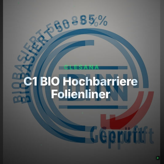 Clesana C1 BIO Hochbarriere Folienliner – Clean Showcase