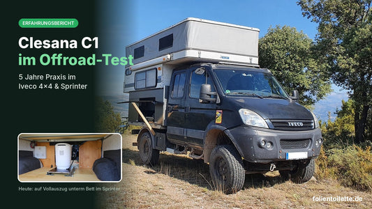 Clesana C1 im Offroad-Test – Iveco Daily 4x4 mit Wohnkabine und Clesana auf Vollauszug im Sprinter