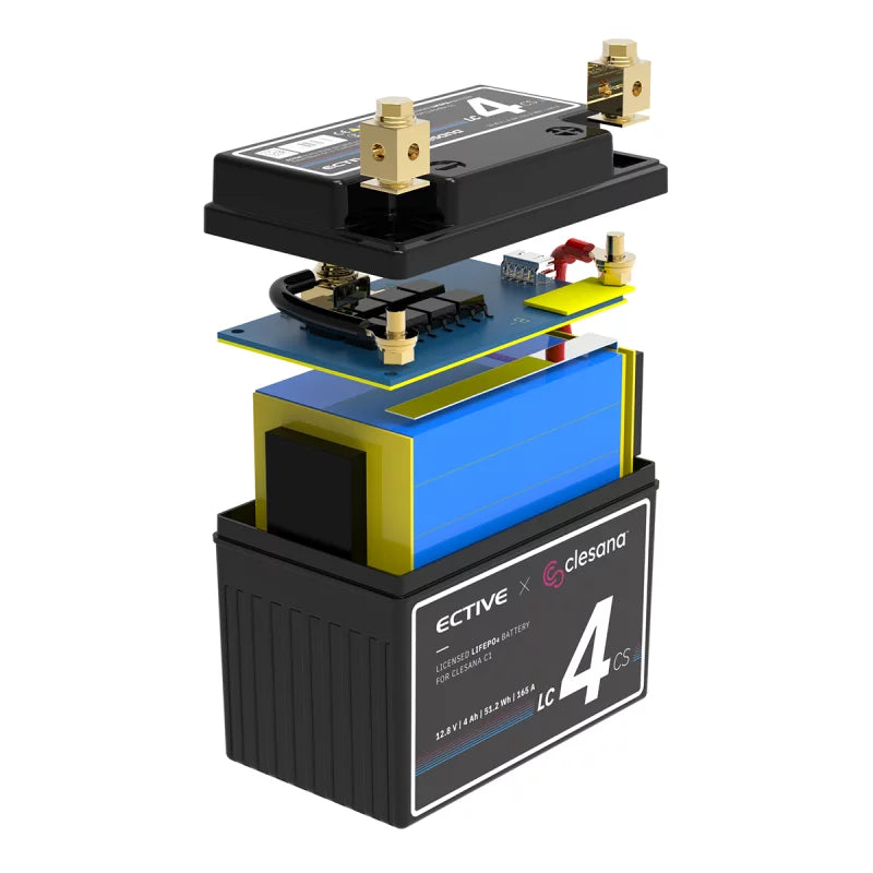 LiFePO4-Batterie für die Clesana C1 Toilette