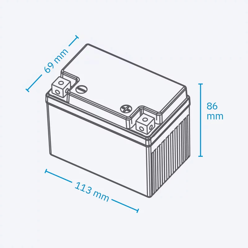 LiFePO4-Batterie für die Clesana C1 Toilette