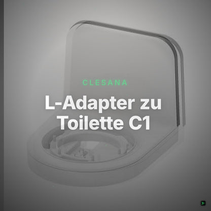 L-Adapter zu Toilette C1 – Clean Showcase