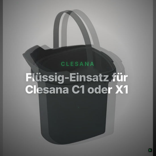 Flüssig-Einsatz für Clesana C1 oder X1 – Clean Showcase