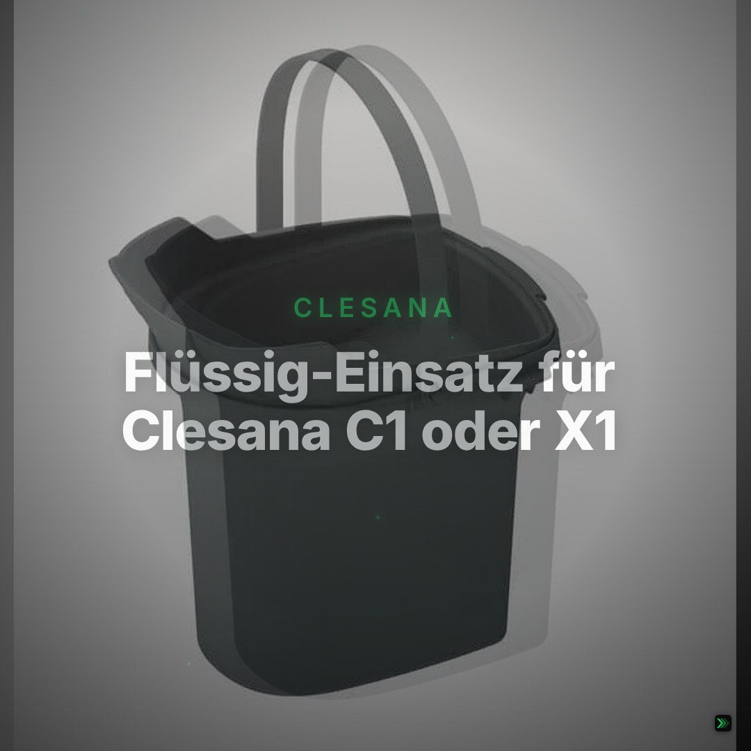 Flüssig-Einsatz für Clesana C1 oder X1 – Clean Showcase