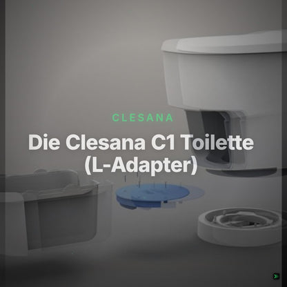 Die Clesana C1 Toilette (L-Adapter) – Clean Showcase