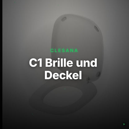 Clesana C1 Brille und Deckel – Clean Showcase