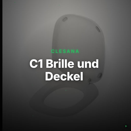 Clesana C1 Brille und Deckel – Clean Showcase