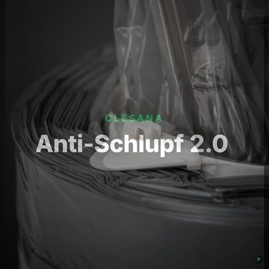 Anti-Schlupf 2.0, für weniger Liner-Verbrauch – Clean Showcase