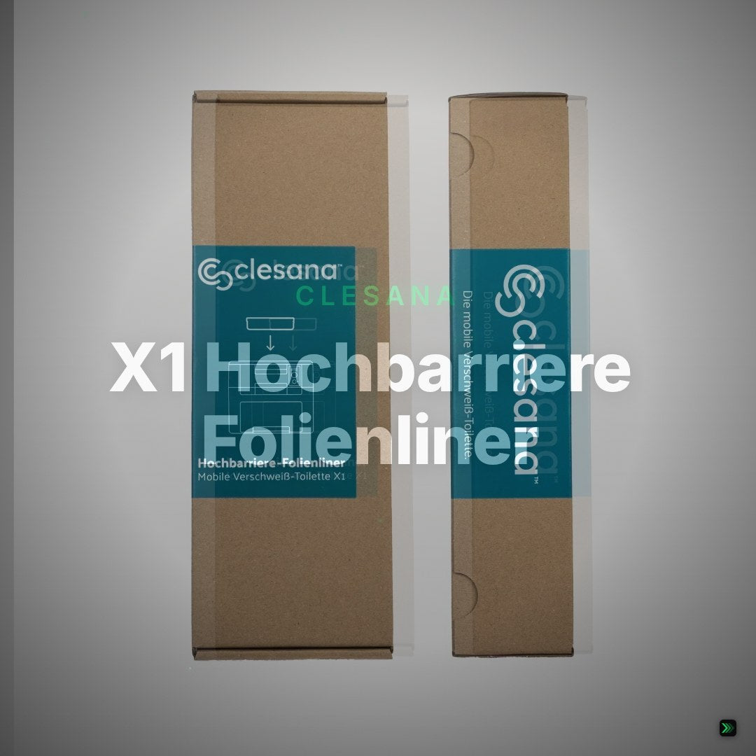 Clesana X1 Hochbarriere Folienliner – Clean Showcase