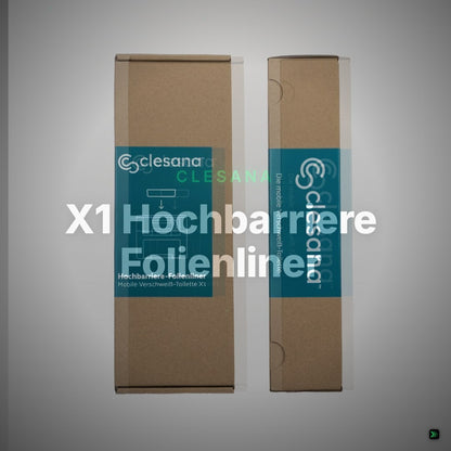 Clesana X1 Hochbarriere Folienliner – Clean Showcase